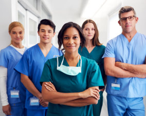 five medical workers